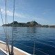 Grecia Corfu castello barca a vela